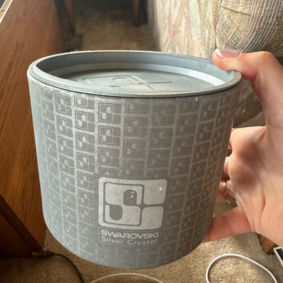 Swarovski Retired Silver Crystal Hedgehog Figure Vintage with box - Picture 4 of 7